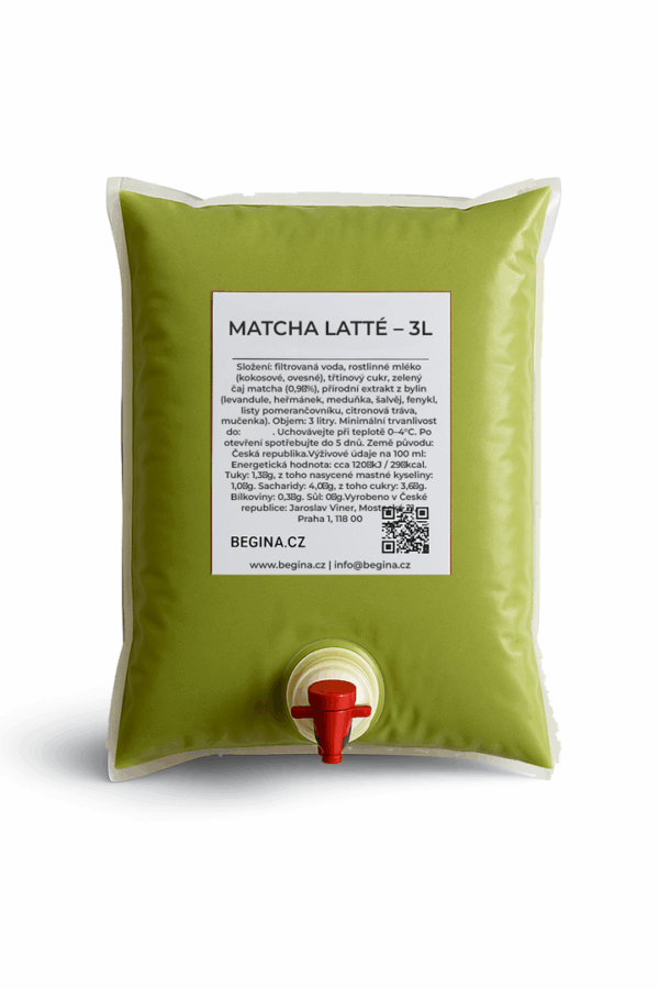 Matcha Latté v balení Begina.cz