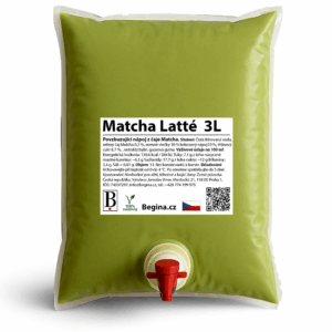 Matcha nápoj v Begině