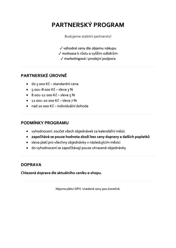 Partnerský program Begina